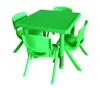China supplier kindergarten classroom furniture children plastic adjustable table and chair set for sale