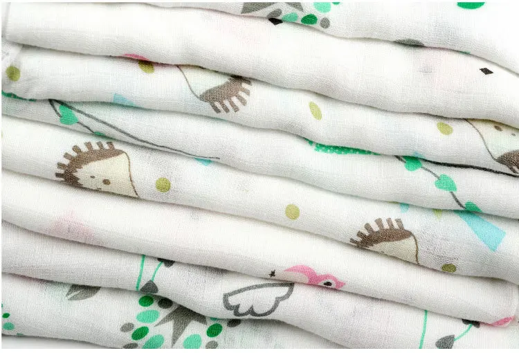 Аден Anais муслиновые детские пеленальные одеяла новорожденного бамбук пеленать обертывание многофункциональный Baby120x120cm / 47 * 47 '' полотенце