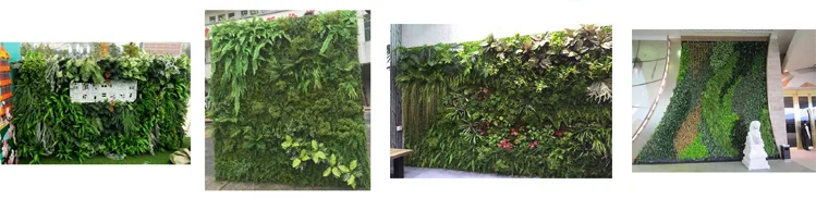 Vertical plant artificial walls plastic green wall for home garden decoration