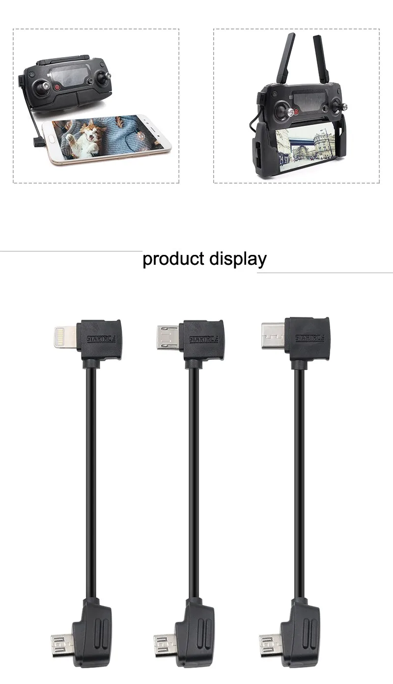 Câble RC (Connecteur Type USB C) DJI Mavic mini/ Mavic pro/ Mavic 2