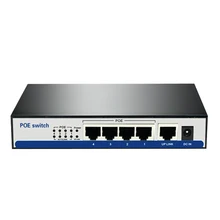 5 10/100mbps rj45 switch poe 802.3af 4 port to power ip camera nvr ip phone wifi access point