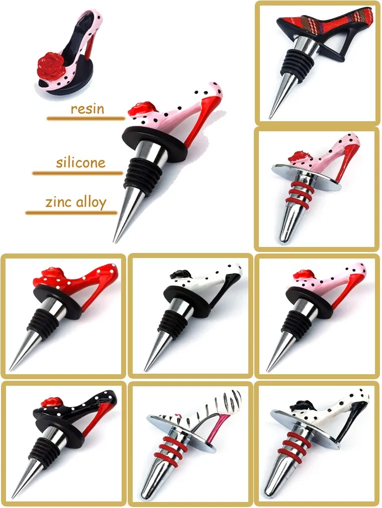 Shoes Wine Bottle Cork Stopper/heat Basketball High Heel Shoe Wine