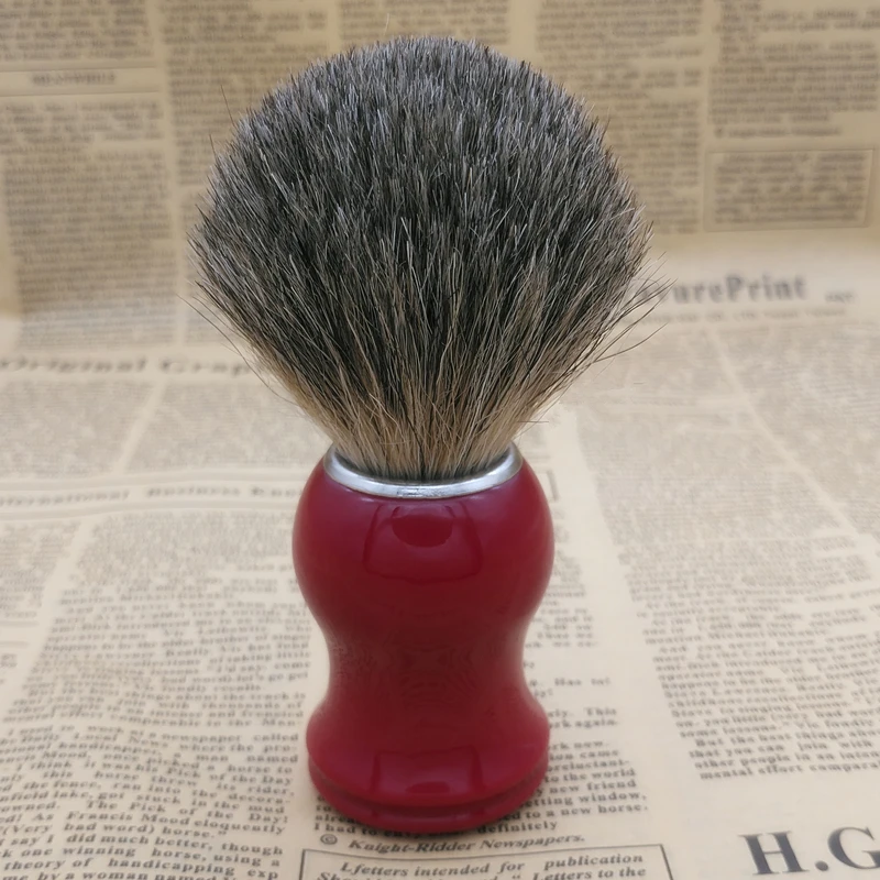 Perfecto 100 Pure Badger Shaving Brush Black Handle Engineered For The