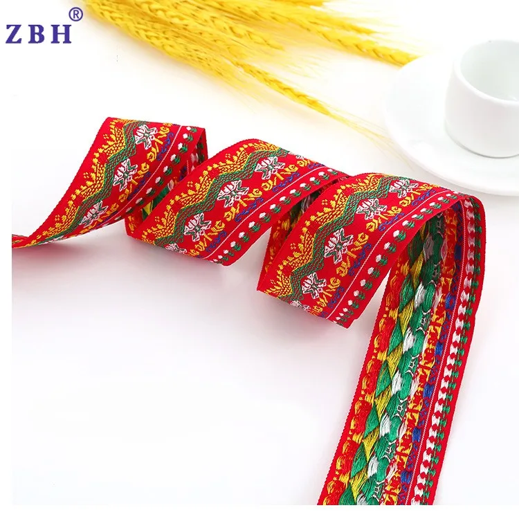 Ethnic style jacquard ribbon embroidery polyester ribbon ethnic Ethnic style jacquard ribbon embroidery polyester ribbon ethnic