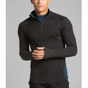 men's long sleeve top with thumb holes uk