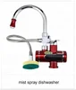 ALAMEI 3000W 220V LED Digital Display New Instant electric Large led display screen Water Red Kitchen Faucet Tap
