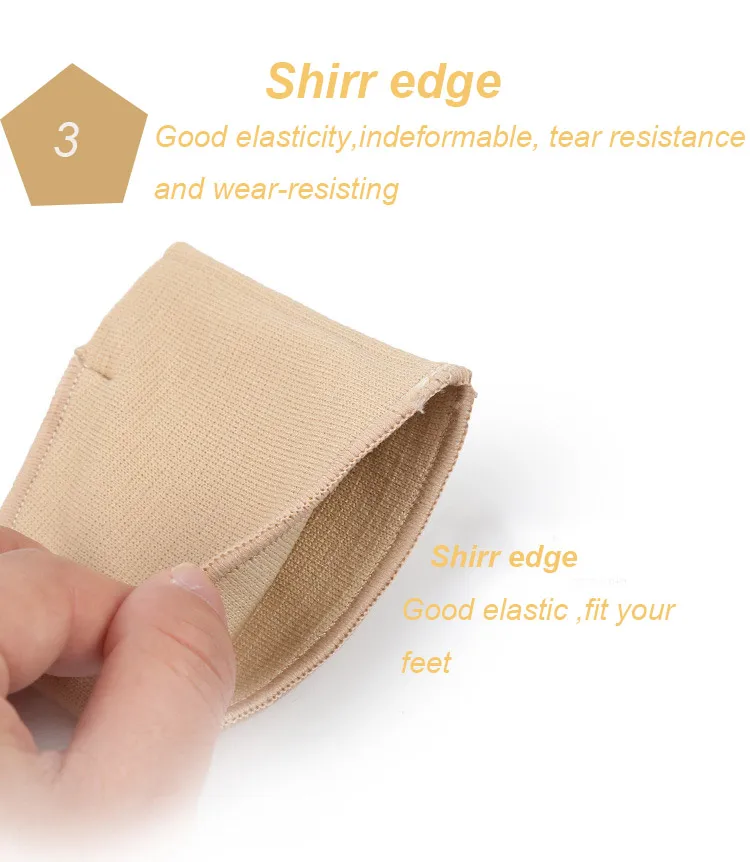 SEBS Nylon Bunion Sleeve Cushion Insole Pad Metatarsal Pad Sleeve
