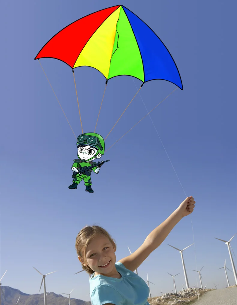 parachute kite patent animal cartoon detailed customized various figures