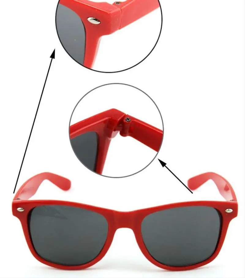 Latest Multicolor Custom Logo Printed Lenses Sunglasses For Wholesale