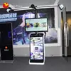 White 9D Vr Space Vibration Simulator Virtual Reality Walker Stand-Up Game Machine
