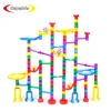 Amazon hot 122pcs rolling ball block track marble run race game toys for kids