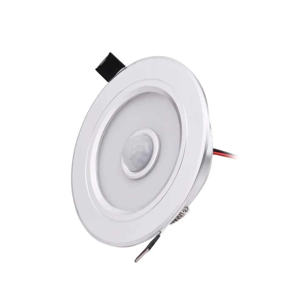 Pir Motion Sensor Recessed Round Led Downlight For Indoor - Buy High ...