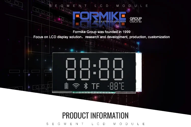 customized 7 segment display