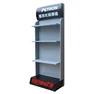 Outdoor Promotion Door Shape Banner Stands , Iron Display Rack