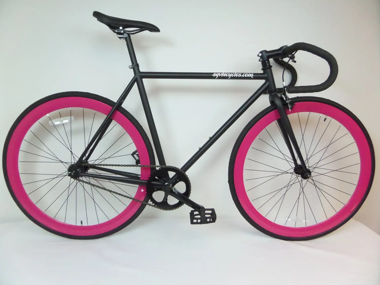 fixie bike pink