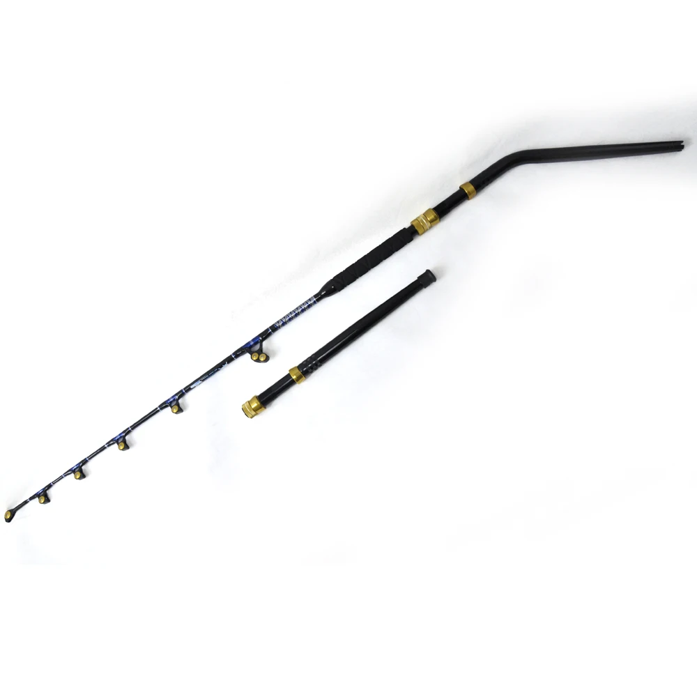 New Boat Fishing Trolling Jigging Rods Blue Spear 130 6'6" Buy Bent Butt Fishing Rod,130lbs