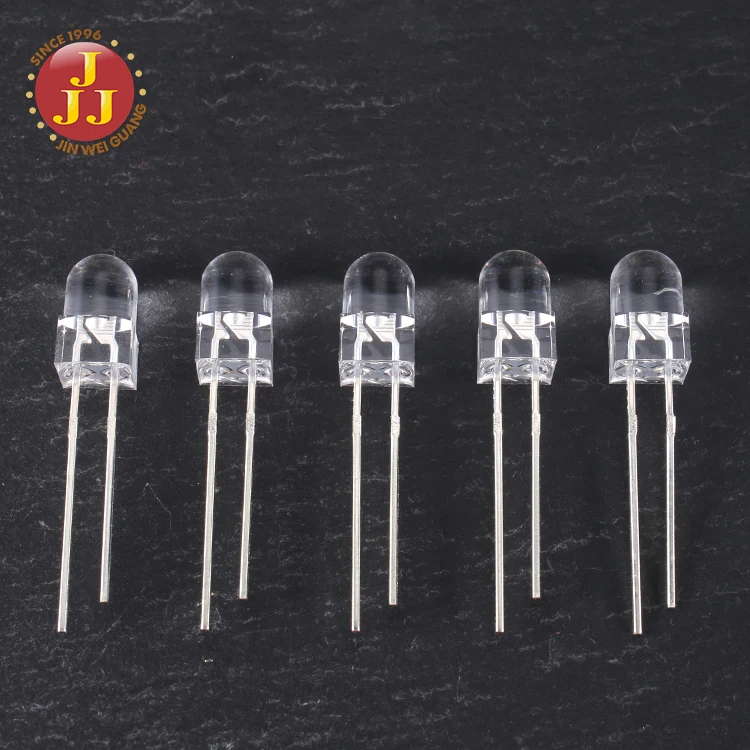 5mm Diodo diffuso LED Ultra Bright Light emettitore lunga pin