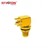 Cheap SMA Bulkhead Female Connector Right Angle For Pcb