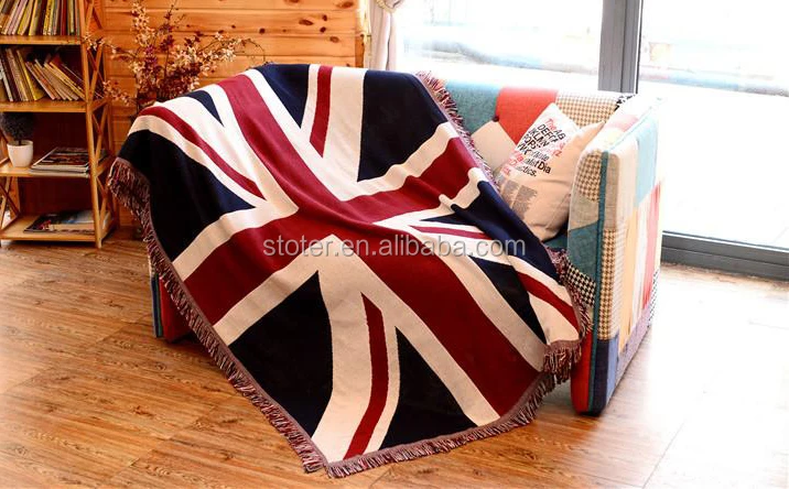 Thick Uk England British Flag Sofa Gift Blanket Throw Thick Uk England British Flag Sofa Gift