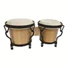 custom china cheap hot selling baby Musical Instruments mini natural wood Bongo Drum