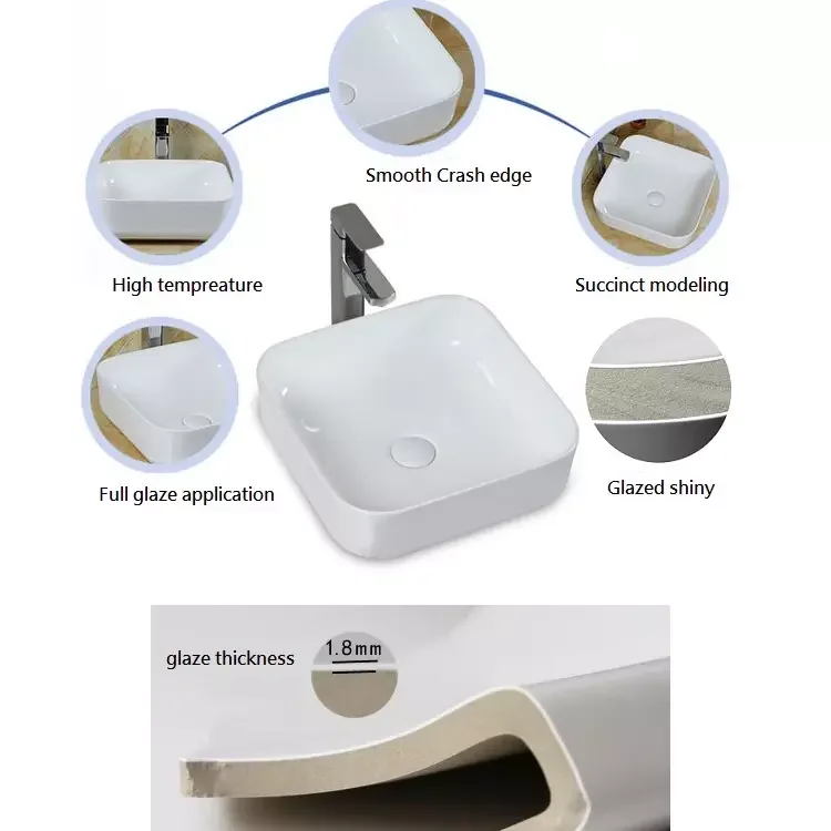 Ceramic Wash Hand Basin Vessel Sink Parts In Bathroom Sinks Buy High