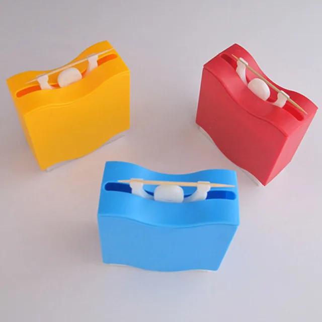 Promotional Strong Man Personal Toothpick Toothpick Dispenser / Strong