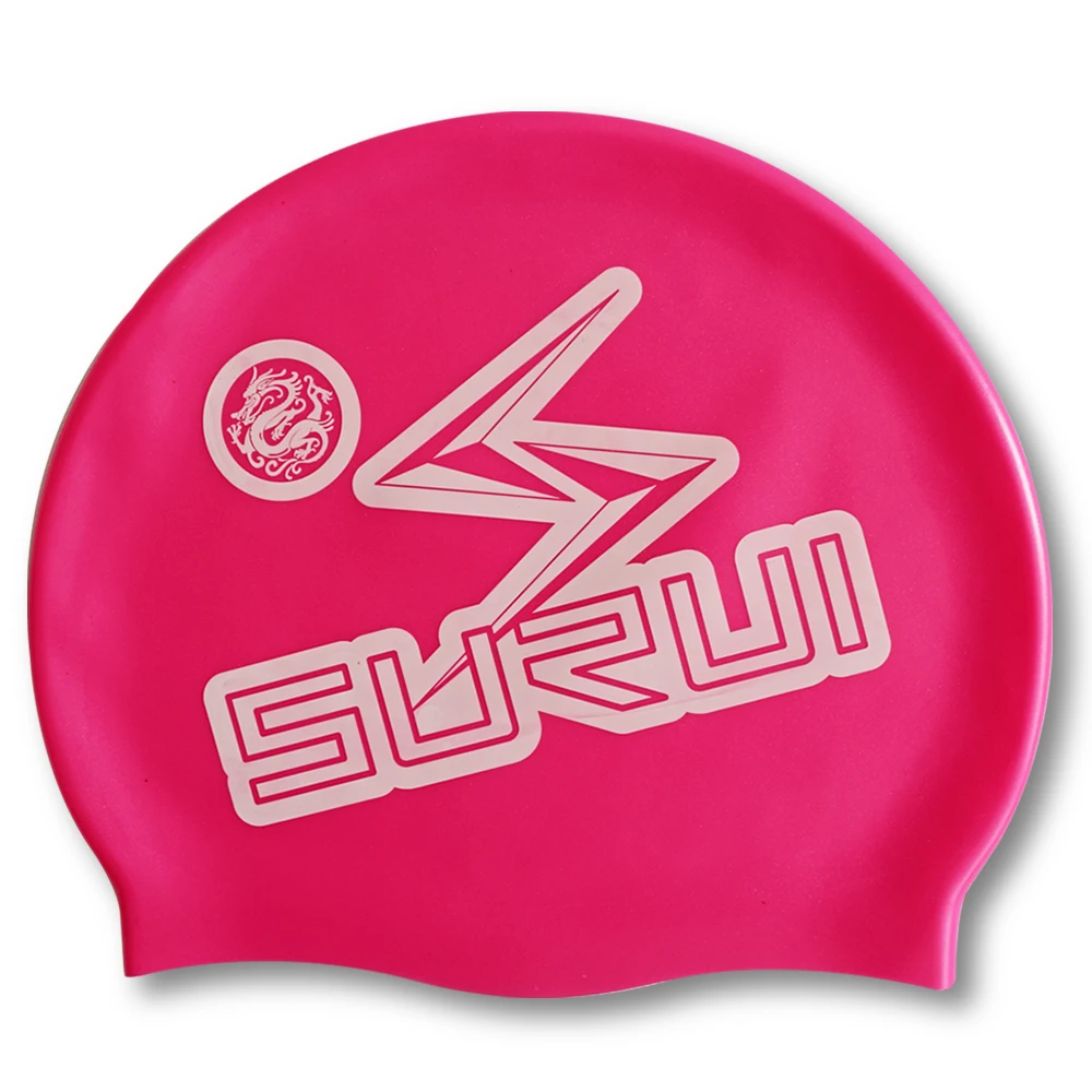 Custom Novelty Silicone Material Funny Swimming Caps
