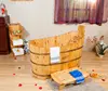 Cedar wood bath for adults best quality bath crock strong frame