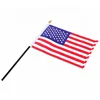 Factory Direct Sales Of Various Models Custom America Hand Flag Waving With Rod