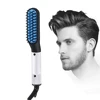 Potable Multifunctional 2 in 1 Hair Styler Electric Hot Comb and Beard Straightener