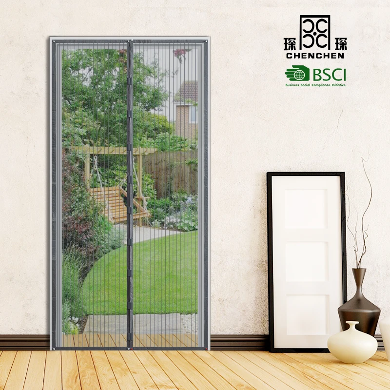 door fly screen curtain