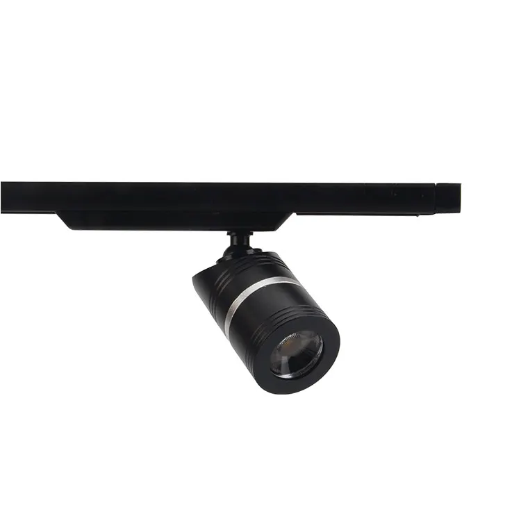 Black magnetically track spotlight led showcase cabinet multi head led mini track light
