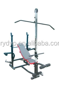 Weight Bench With Lat Bar Weight Bench With Lat Bar Suppliers And