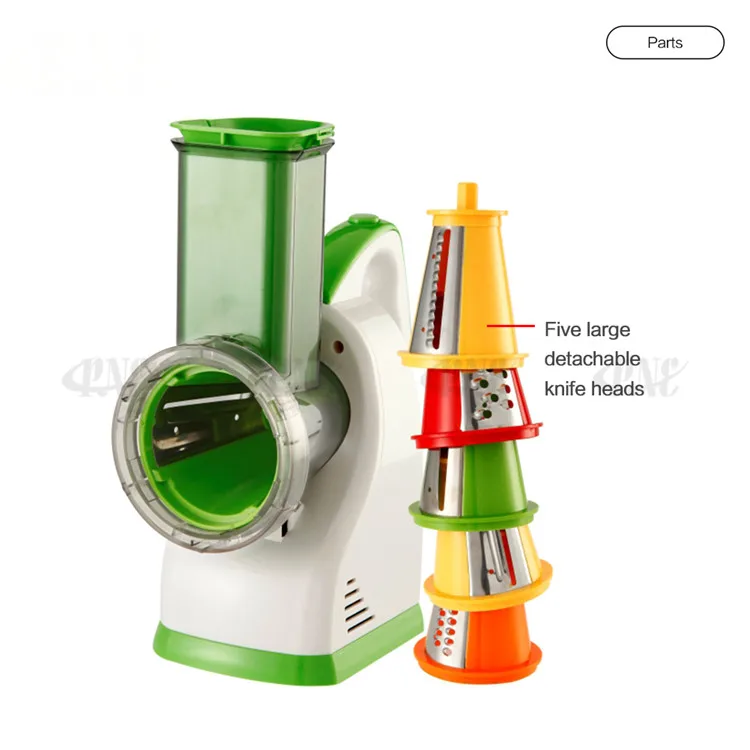 Perfect 5 In 1 Mini Electric Stainless Steel Blade Vegetable Chopper