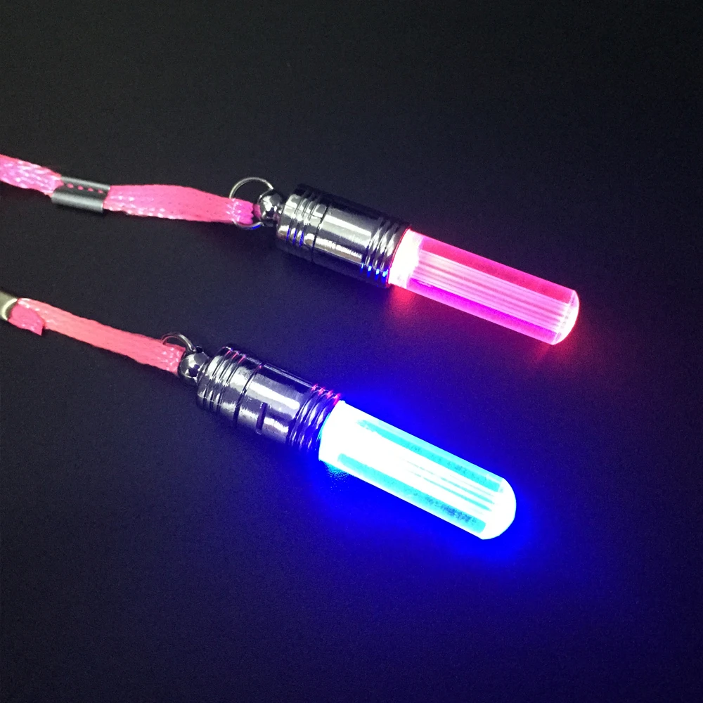 Event And Festival Supply Led Flashing Necklace Light Pendant Led