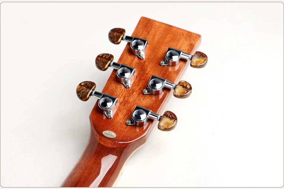 41inch Cutaway Solid Top Okoume Wood Back Solid Wood Acoustic Guitar