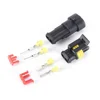 Hot sale Jingtong AMP10 pcs/set silicon rubber Plug 2 Pin Way Super seal Waterproof Electrical Wire Connector 2.8 series