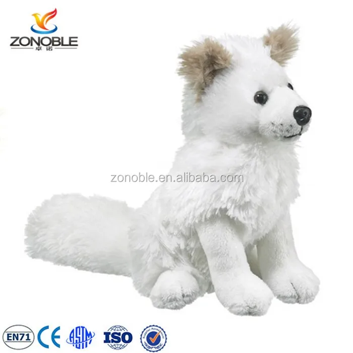 peluche renard blanc