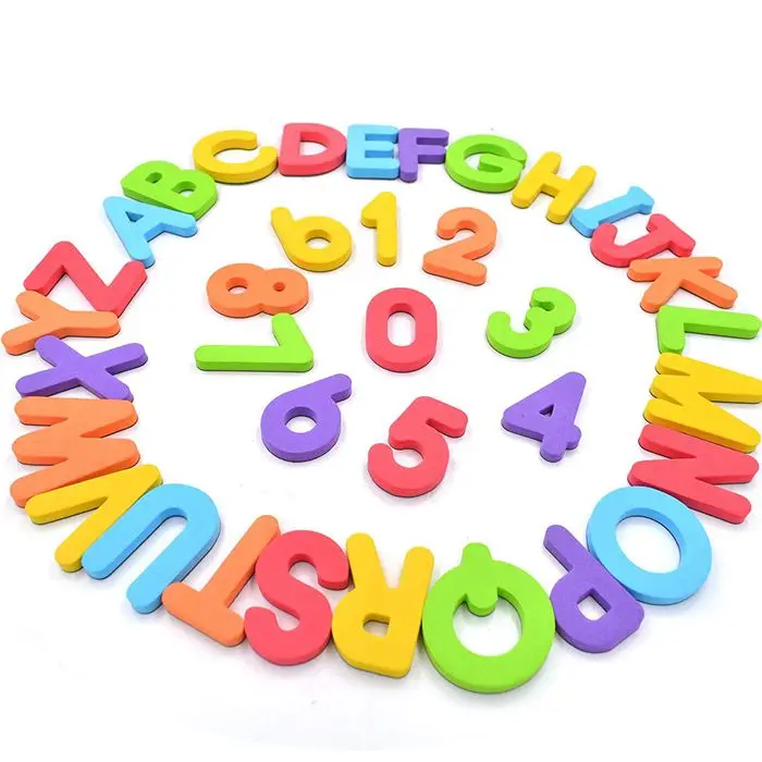 JK Magnetic Letters 124Pcs Educational Alphabet Refrigerator Magnets ABC Magnets for Kids Gift Set for Preschool Learning Spelling