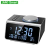 2019 Desktop Table Clocks Digital Led Alarm Clock Radio with Projector