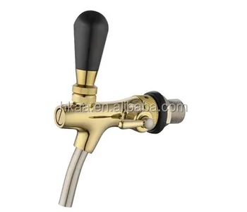 China Oem Cnc Machining Brass Beer Faucet Thread Valve Tail Hose