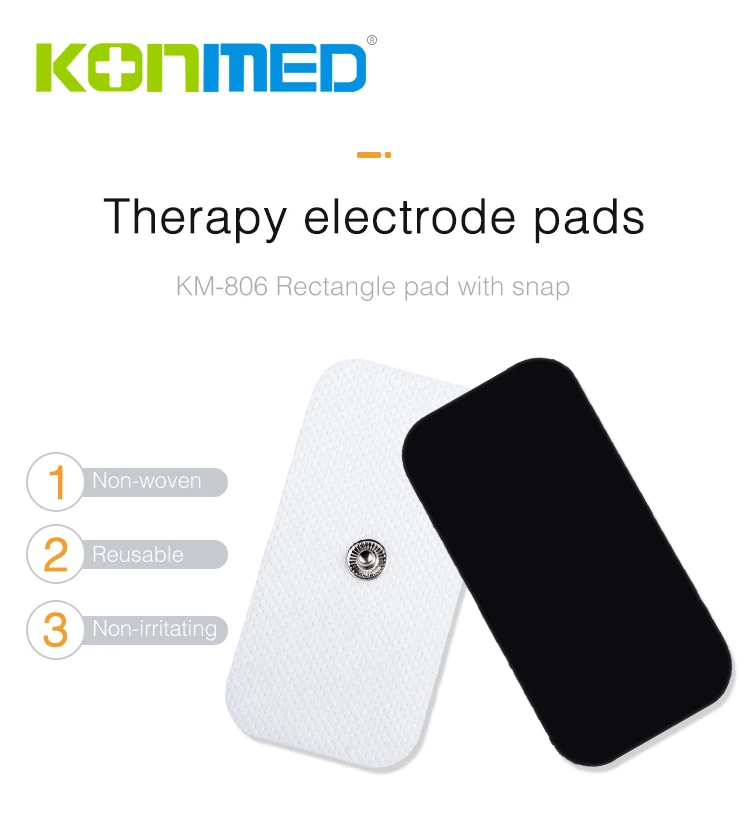 New Invention Ems Electric Stimulator Large Pads Electrode Pad For Tens