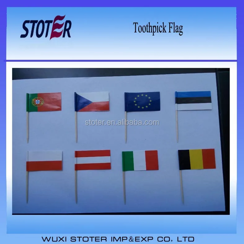 Printable Toothpick Country Flags