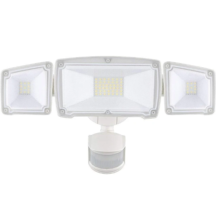 Outdoor White LED Security Spotlight Modern Led Flood Security Light With Adjustable Floodlight Corner