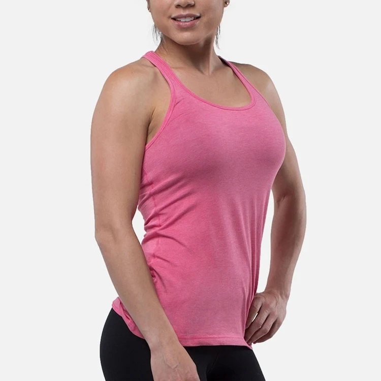 hot pink racerback tank top