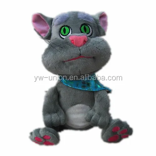 grey cat plush