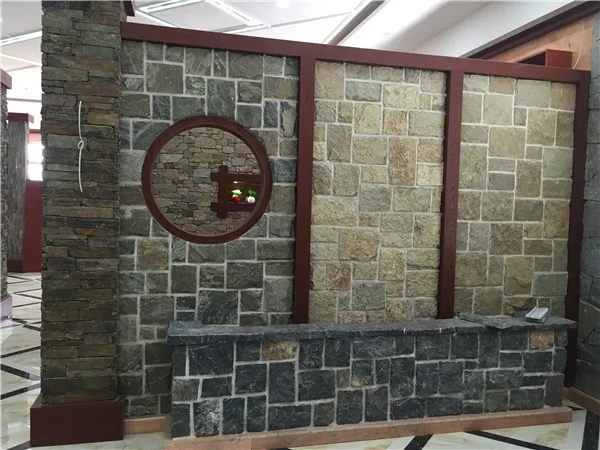 Natural Blue Granite cladding Wall Brick Stone veneers for outdoor wall decoration WSV72