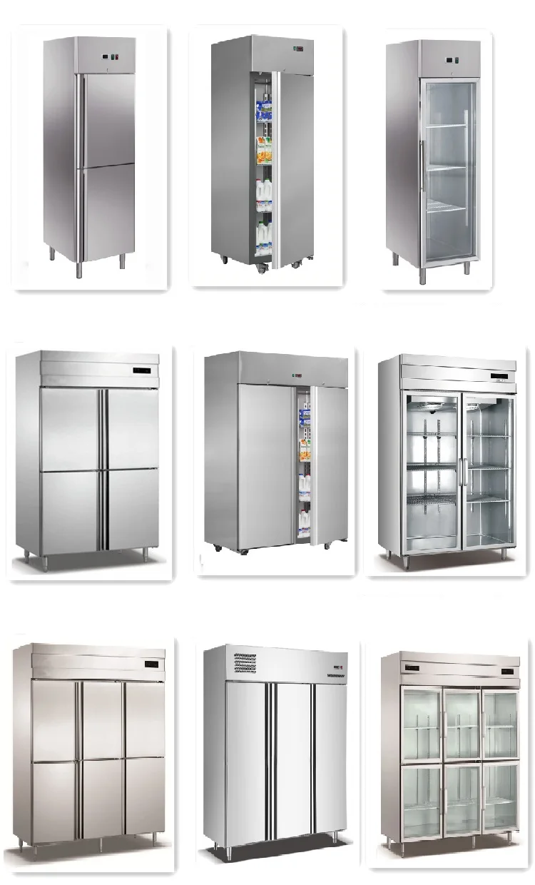 Industrial Restaurant Equipment Heavy Duty Refrigerator Stainless