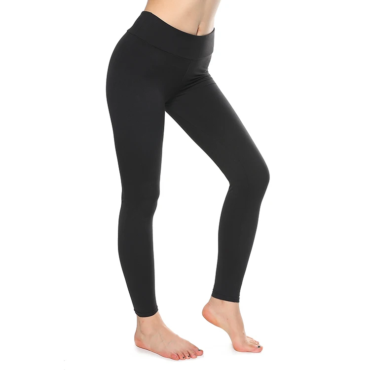 Hot Black High Waist Yoga Pants Clothing Women Gym Fitness Activewear ...