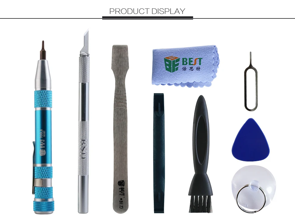 BEST 608 18 in 1 Cell Phone Mobile Phone Laptop Disassemble Opening Repair Tool Kit